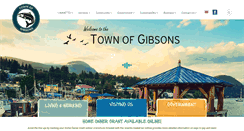 Desktop Screenshot of gibsons.ca