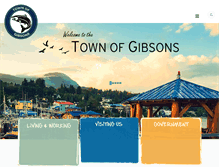 Tablet Screenshot of gibsons.ca